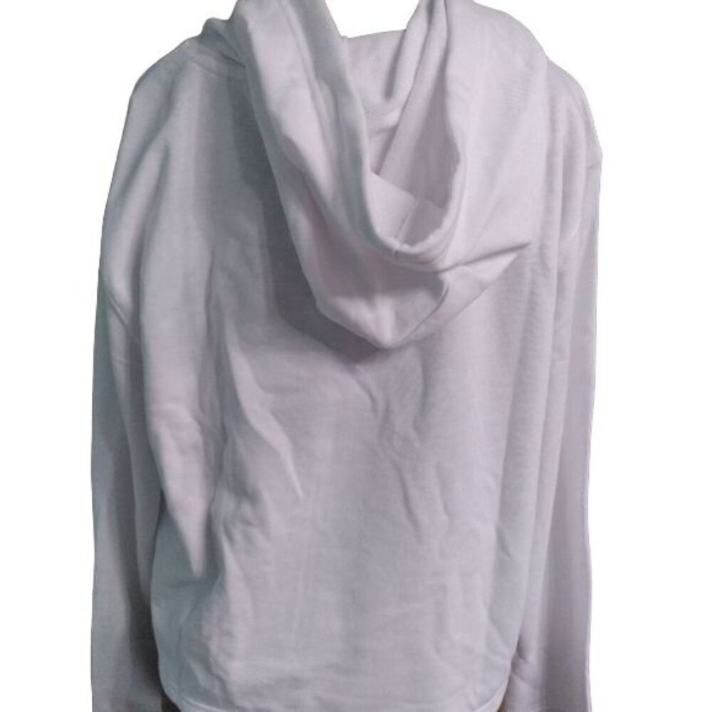 Tommy Hilfiger Jeans White Cropped Hoodie - Picture 4 of 7